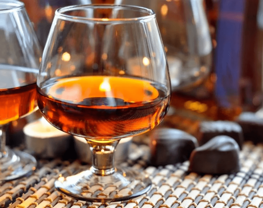 Ableitung von Parasiten unter Verwendung von Cognac
